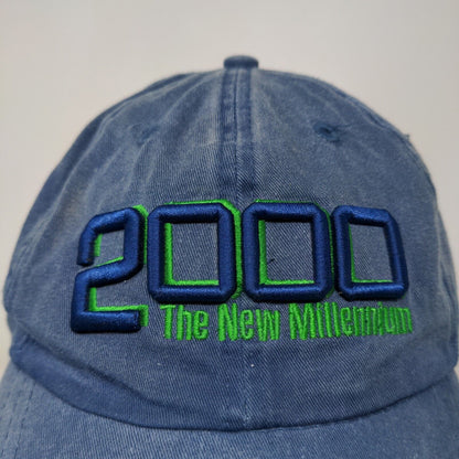 Millennium by Falcon Men's Slideback Hat Blue Vintage Y2K The New Millennium