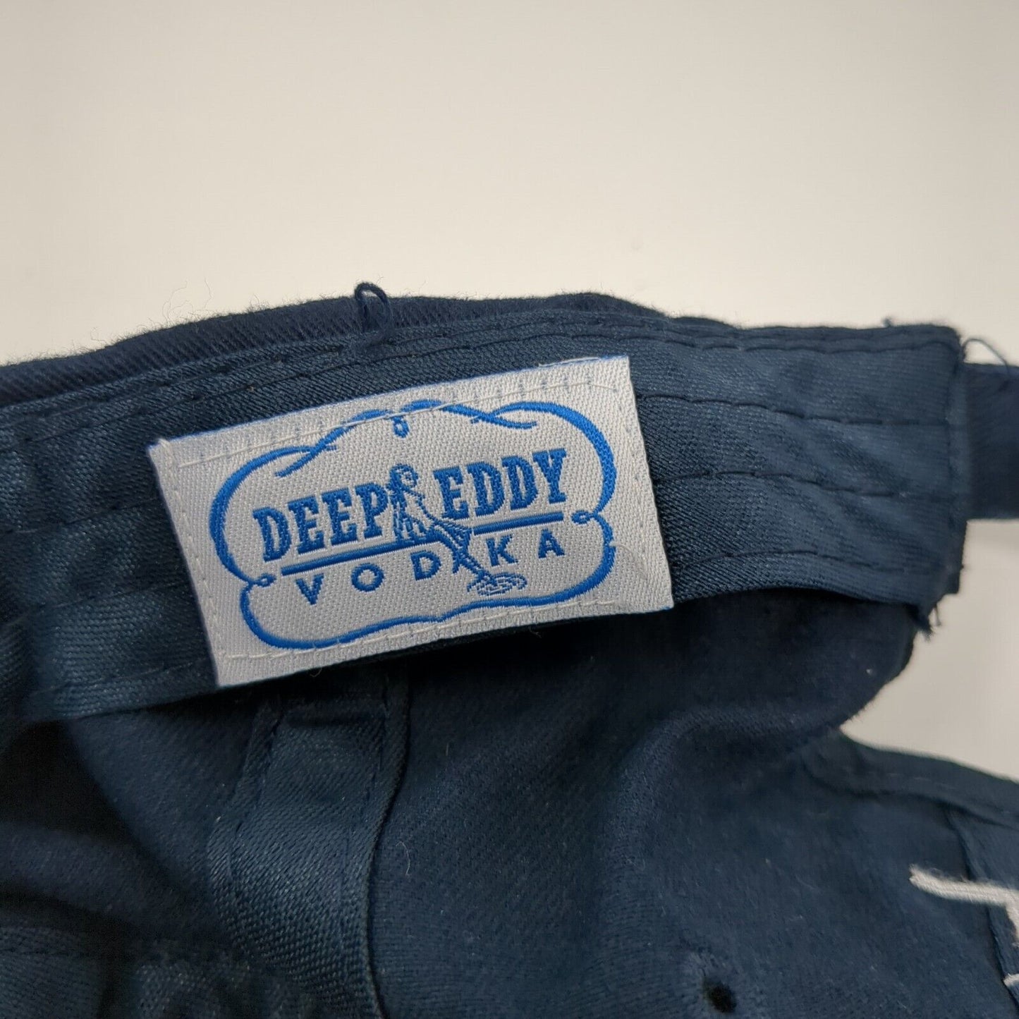 Deep Eddy Vodka Dive-In Slideback Hat Blue OS Adjustable Embroidered 6 Panel