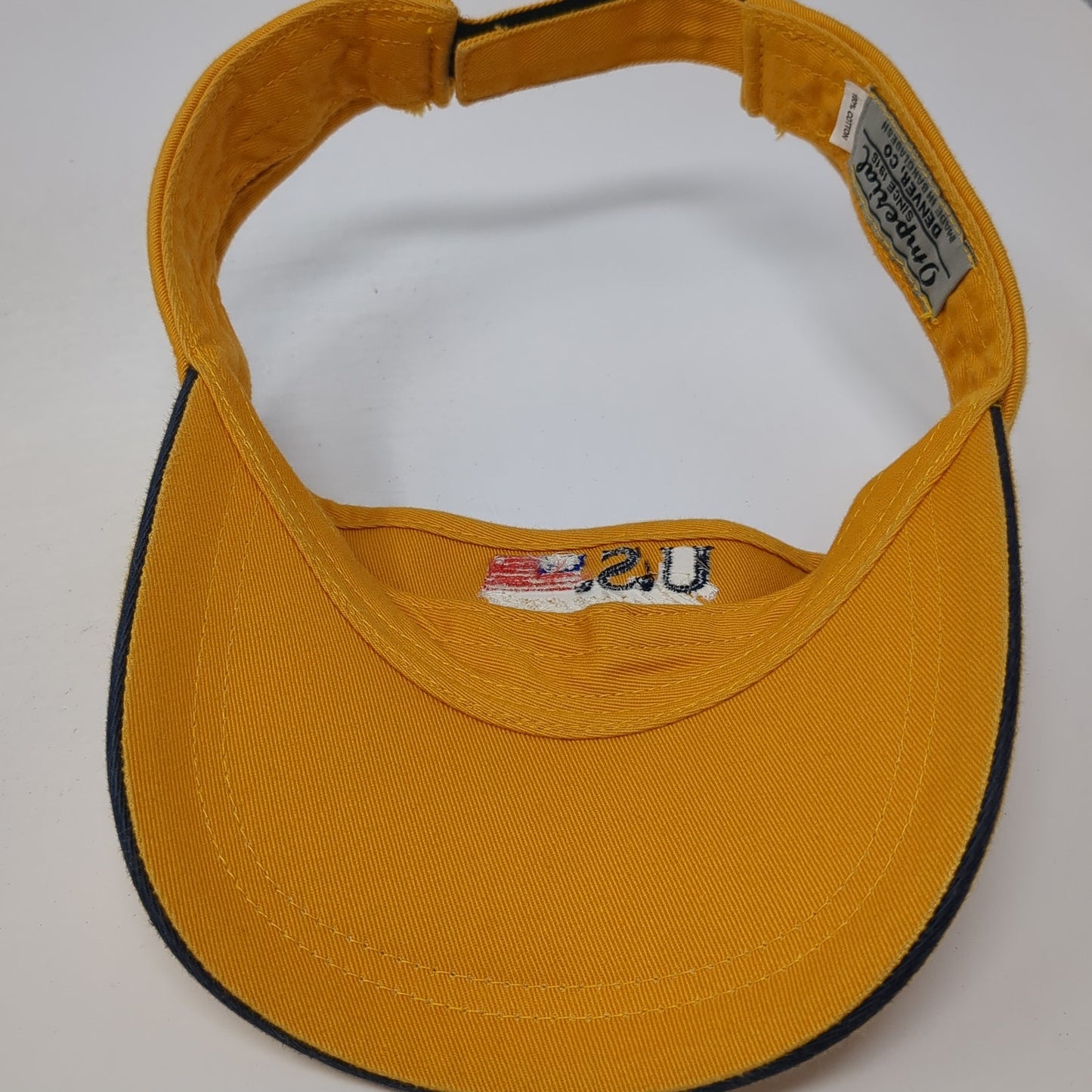 U.S. Women's Amateur Strapback Visor Hat Yellow One Size Imperial