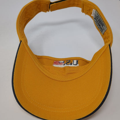 U.S. Women's Amateur Strapback Visor Hat Yellow One Size Imperial