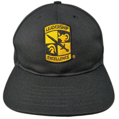 Baseball Cap Black One Size US Army ROTC Leadership Excellence Strapback Hat USA