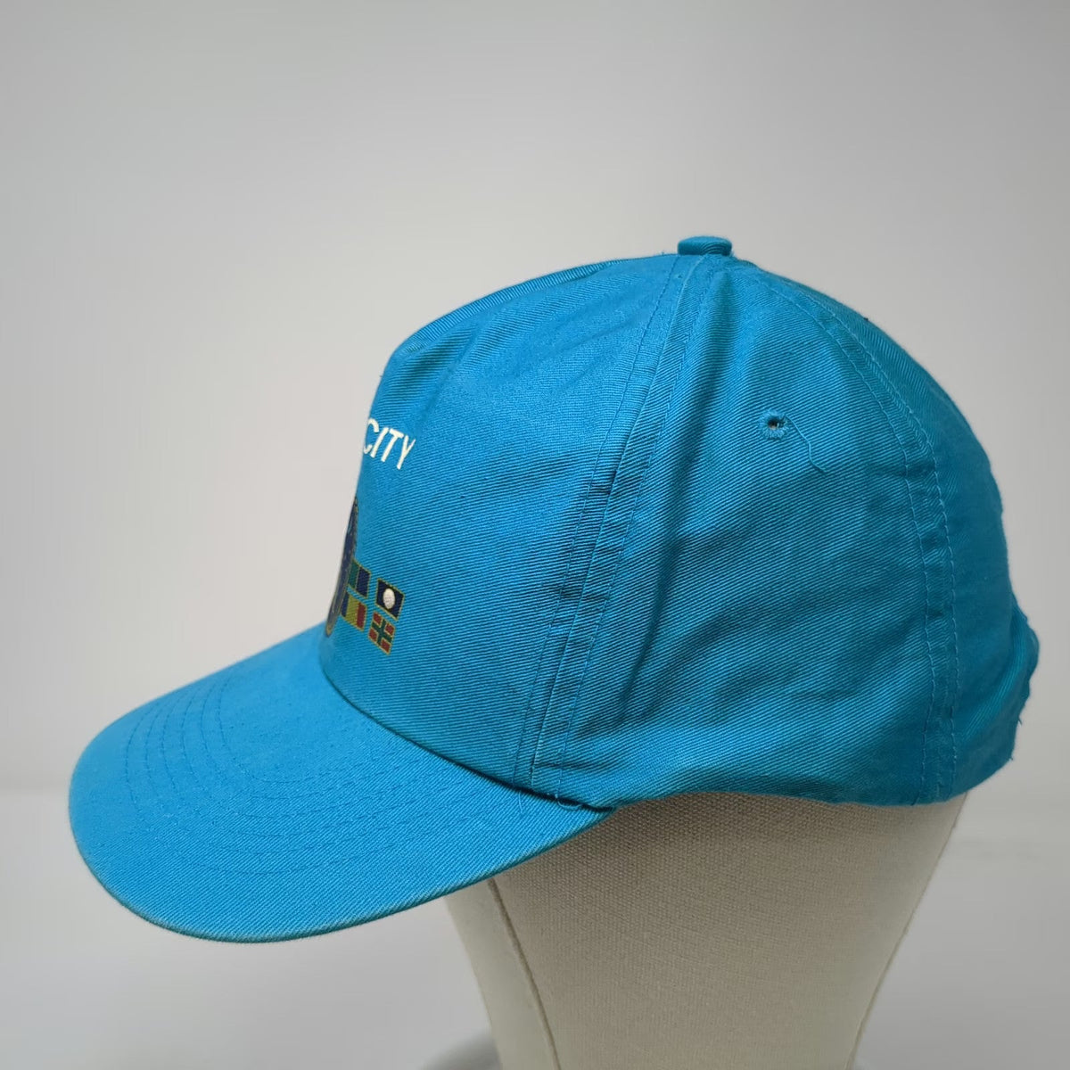 Sportcap 5 Panel Blue One Size Ocean City Sailboat Nautical Snapback Hat