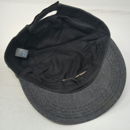 District Army Cap Gray One Size Evans Grain Cotton Adjustable Strapback Hat