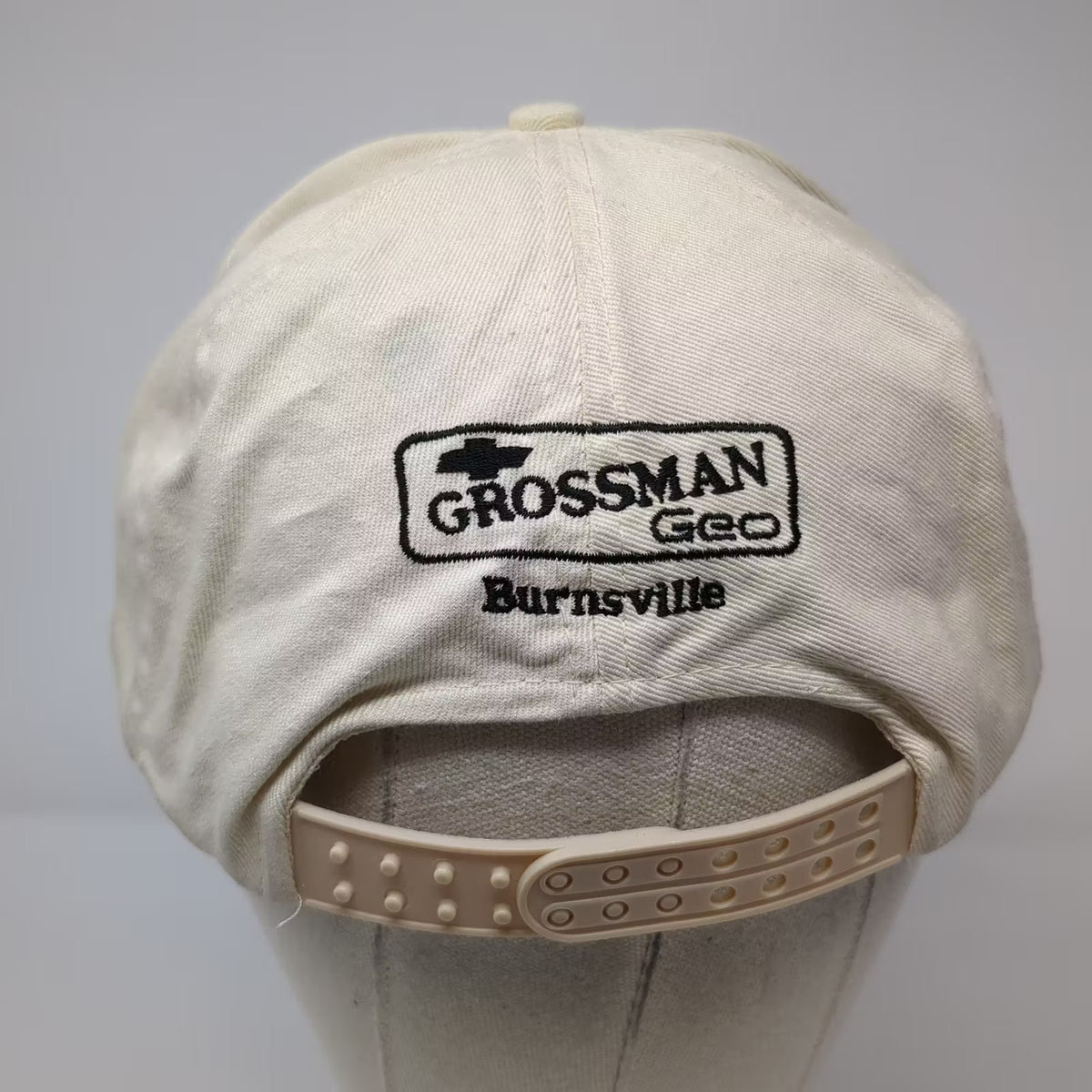 Mohr's Canterbury Park WCCO 830 Horse Racing 5 Panel Beige Hat One Size Rope