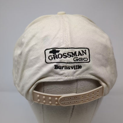 Mohr's Canterbury Park WCCO 830 Horse Racing 5 Panel Beige Hat One Size Rope