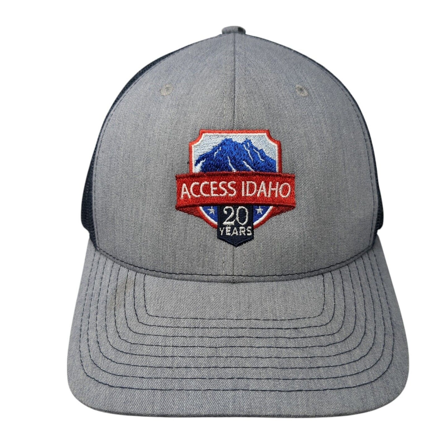 Access Idaho 20 Years Snapback Trucker Hat Multi One Size Mesh Back
