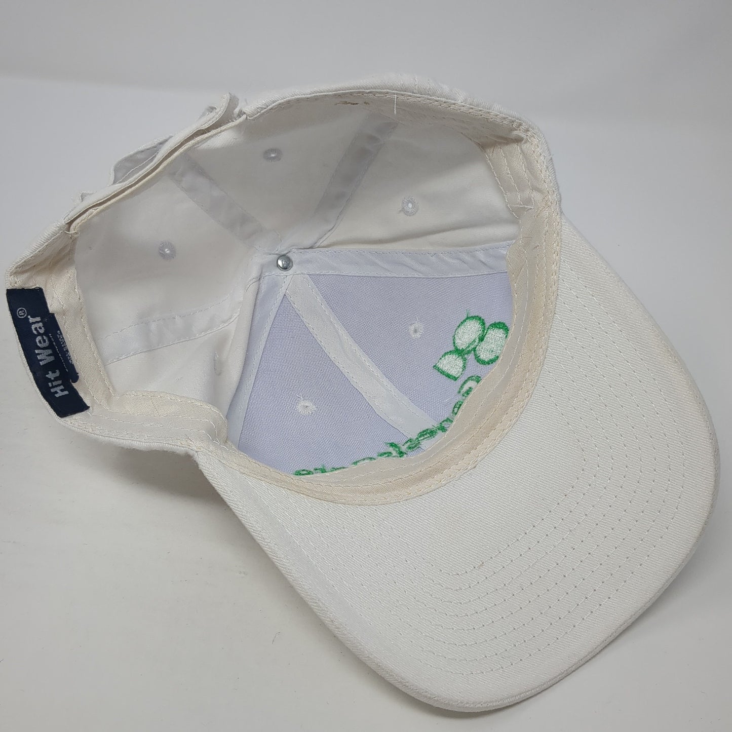 Genesis Care Strapback Baseball Cap White OS Adjustable Embroidered Hit Wear