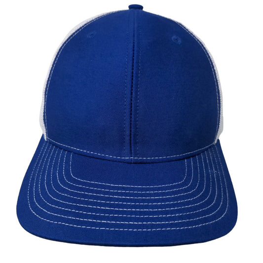 Richardson Men's Snapback Mesh Back Hat Blue White Blank Style 112