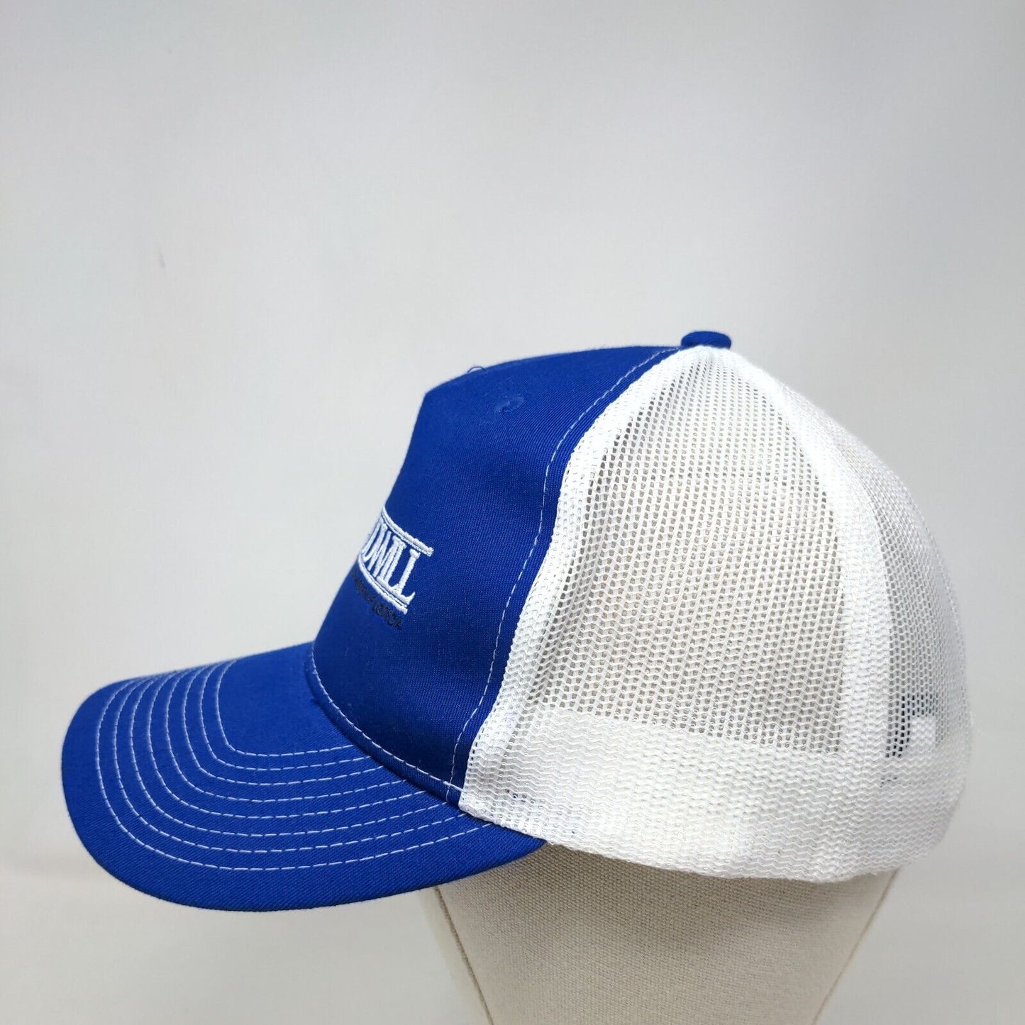 Goodwill Snapback Mesh Back Trucker Hat Blue One Size Port Authority