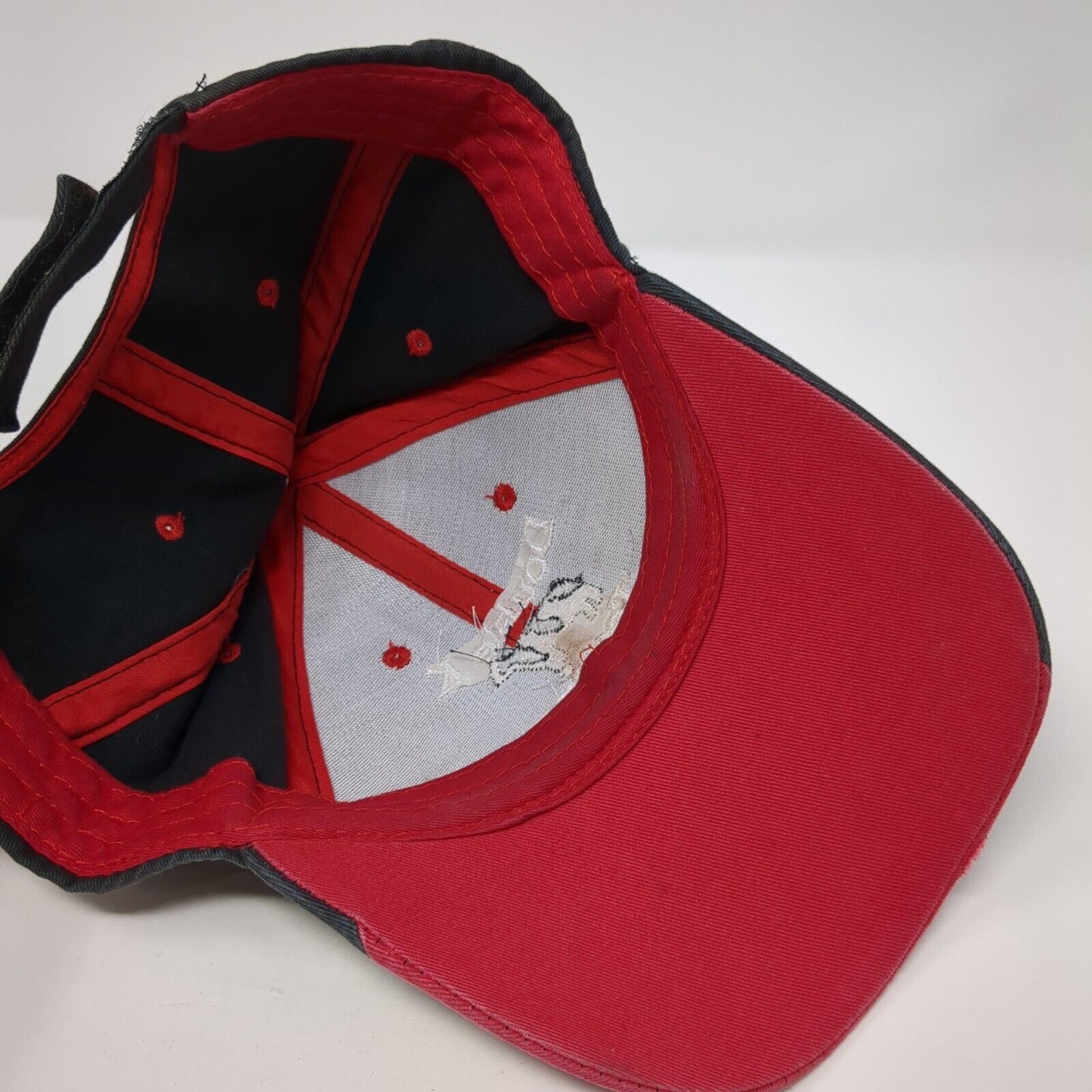 Double K Testing Strapback Hat Black One Size Adjustable Embroidered 6 Panel