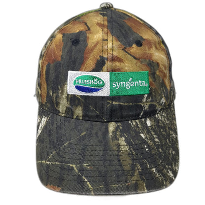 Port Authority Baseball Cap Green Camo OSFM Hilleshög Syngenta Strapback Hat