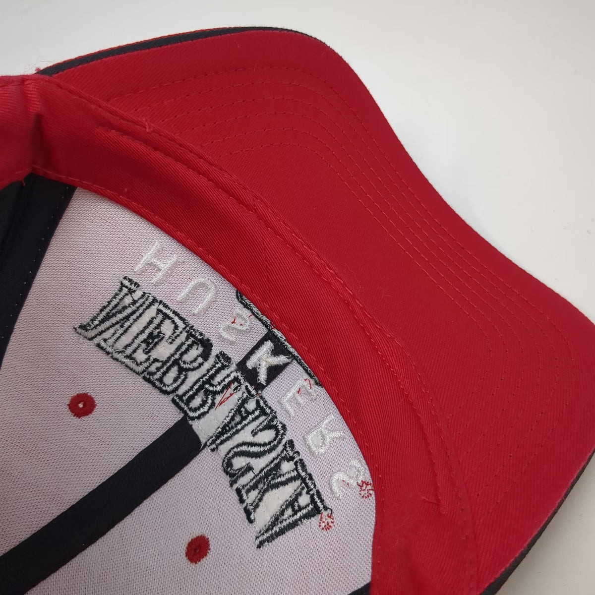 Nebraska Huskers NCAA Captivating Snapback Hat Red Black White One Size 1869 N