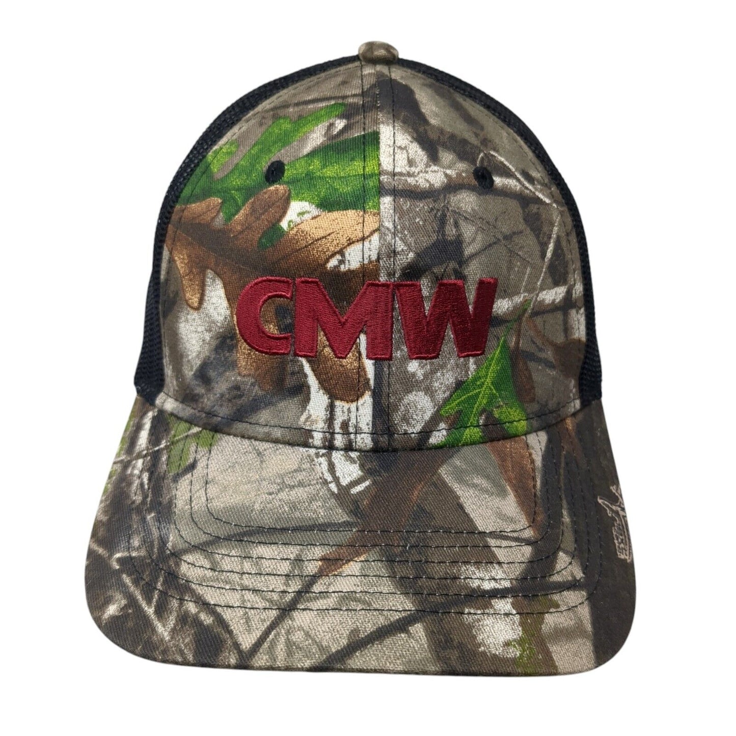 CMW Snapback Trucker Hat Camouflage One Size Adjustable Mesh Back Cap America