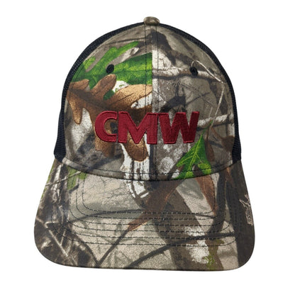 CMW Snapback Trucker Hat Camouflage One Size Adjustable Mesh Back Cap America