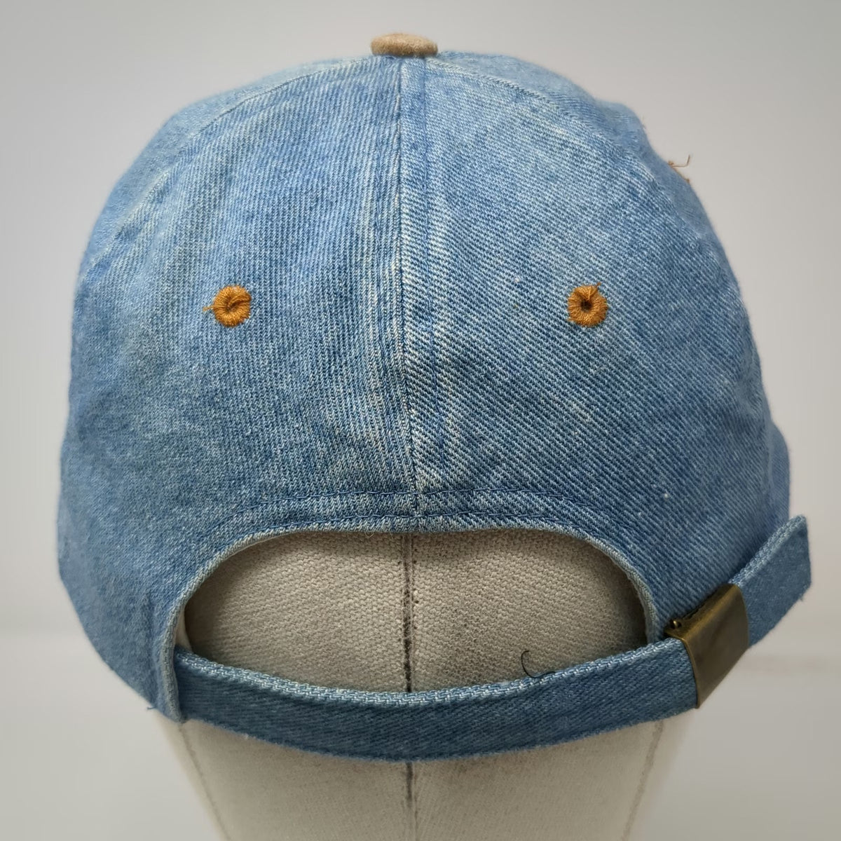 Mountain States Specialties Colorado Hat Baseball Cap Blue Beige One Size Denim