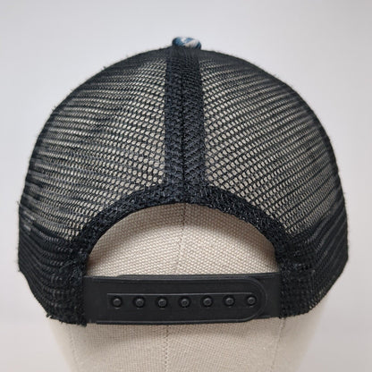 Dio Vallarta Mex Snapback Trucker Hat Multicolor OS Adjustable Mesh Back Floral