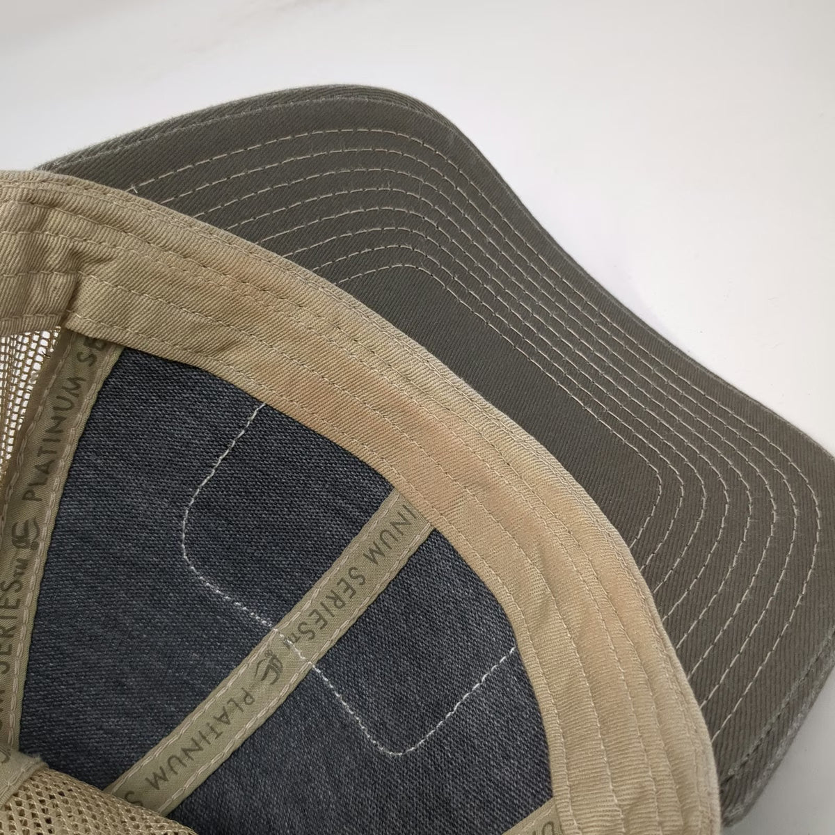 Outdoor Cap Baseball Cap Gray One Size Leather Patch Desert Cacti Strapback Hat