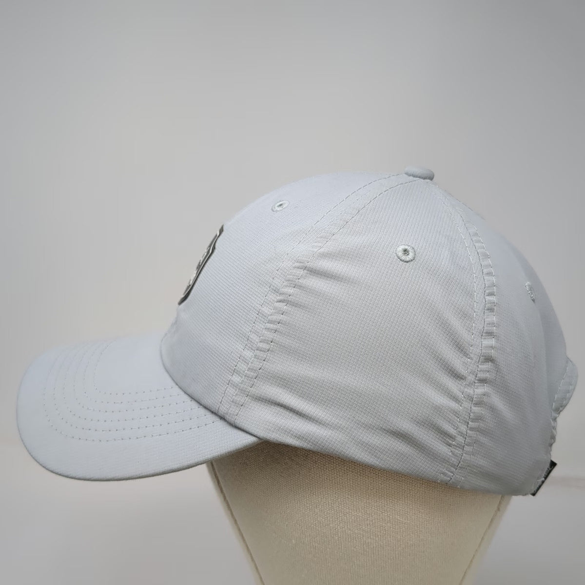 Imperial Baseball Cap Gray One Size Loch Lloyd Shield Patch Slideback Sport Hat
