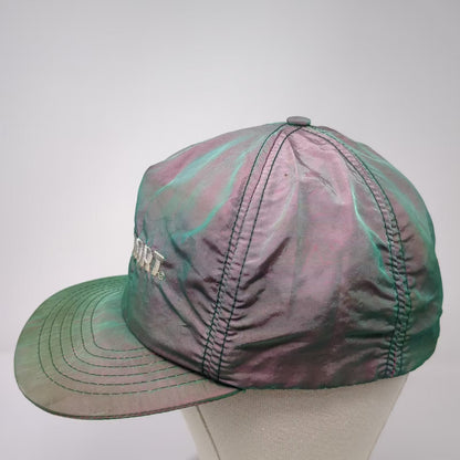 Wilsonart Iridescent Green Purple 5 Panel Snapback Hat OS Vintage Embroidered OS