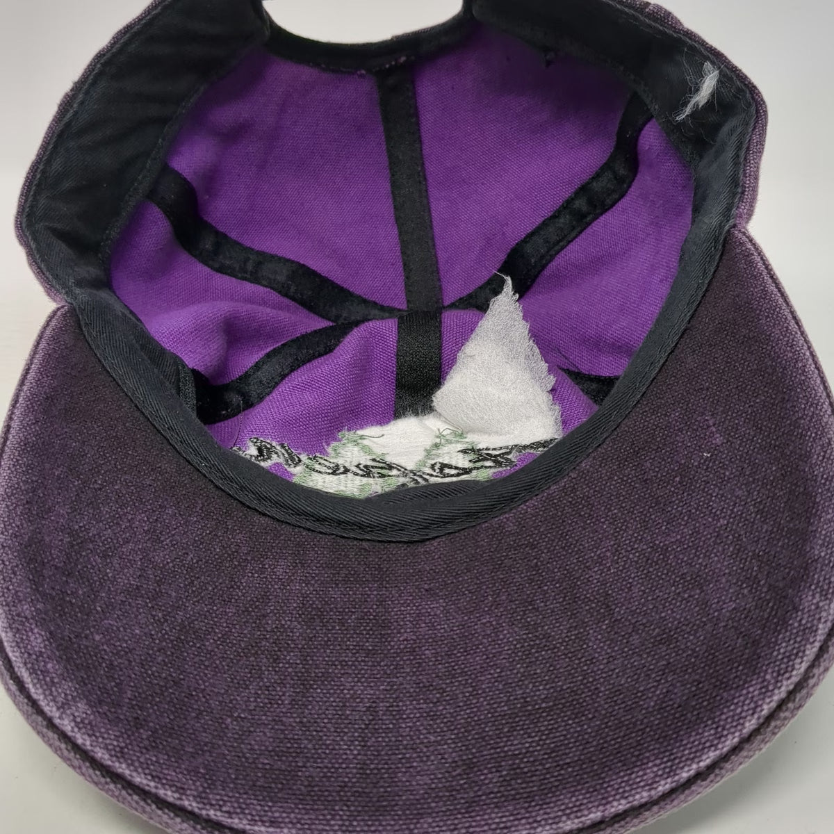 Purple Aspen Horse Rider Embroidery Cotton Strapback One Size Baseball Cap Hat