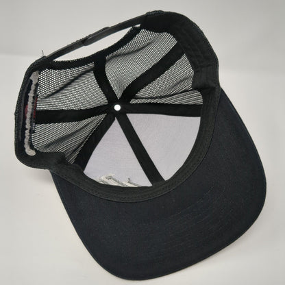 Sawtooth Sports Snapback Trucker Hat Black One Size Pacific Headwear