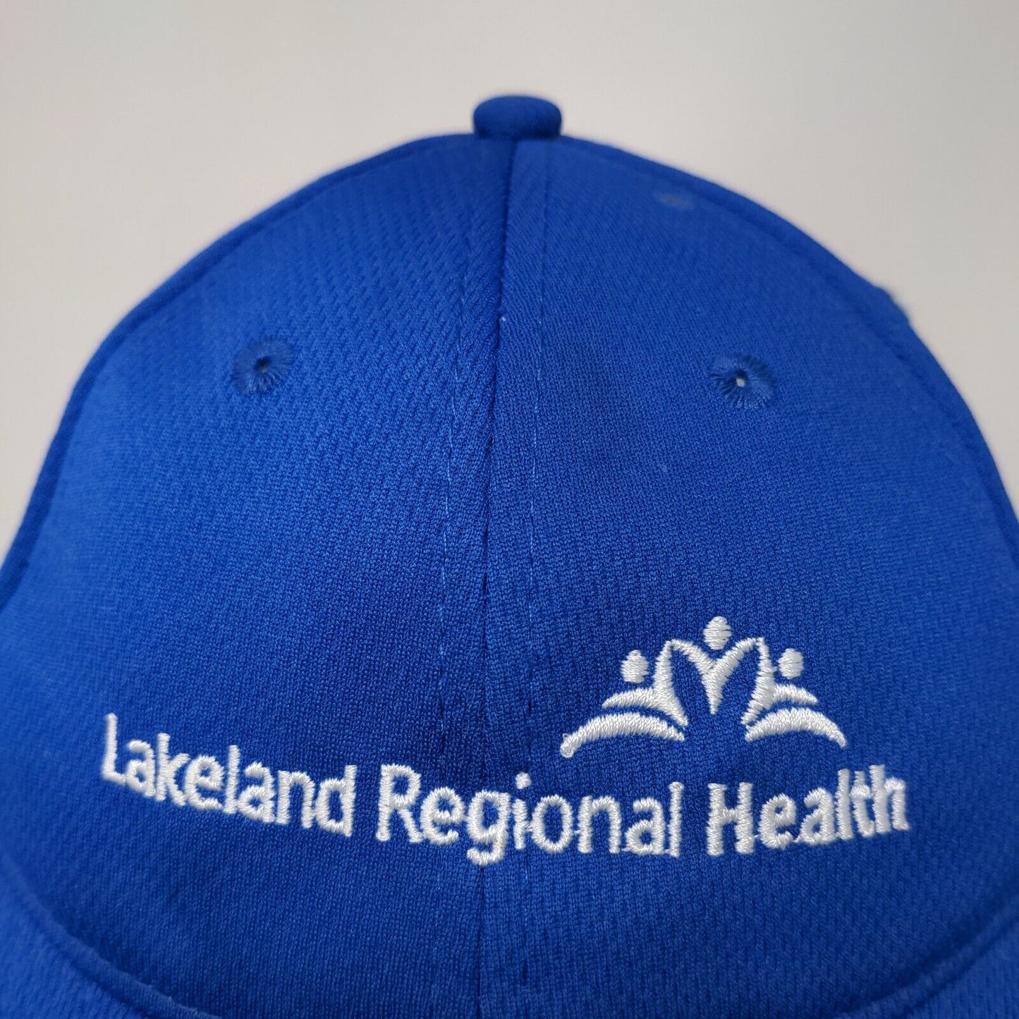 Lakeland Regional Health Strapback Hat Blue One Size Solid Sport-Tek