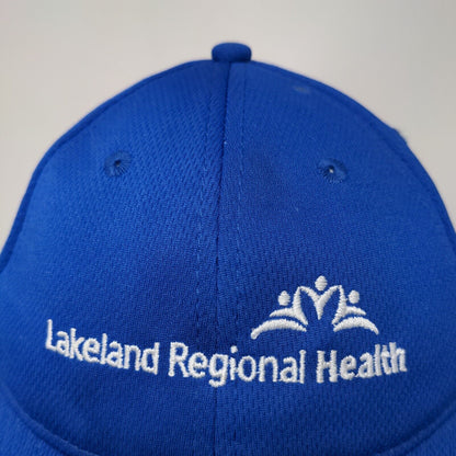 Lakeland Regional Health Strapback Hat Blue One Size Solid Sport-Tek