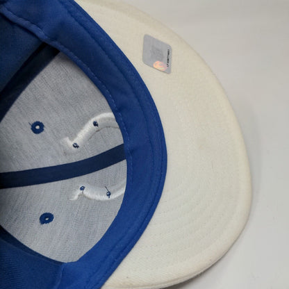 Reebok NFL On Field Men's Fitted Hat Blue White Embroidered Indianapolis Colts