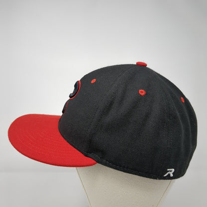 Richardson Fitted Hat Black 7 1/4 Embroidered Performance Team Series 65 Surge