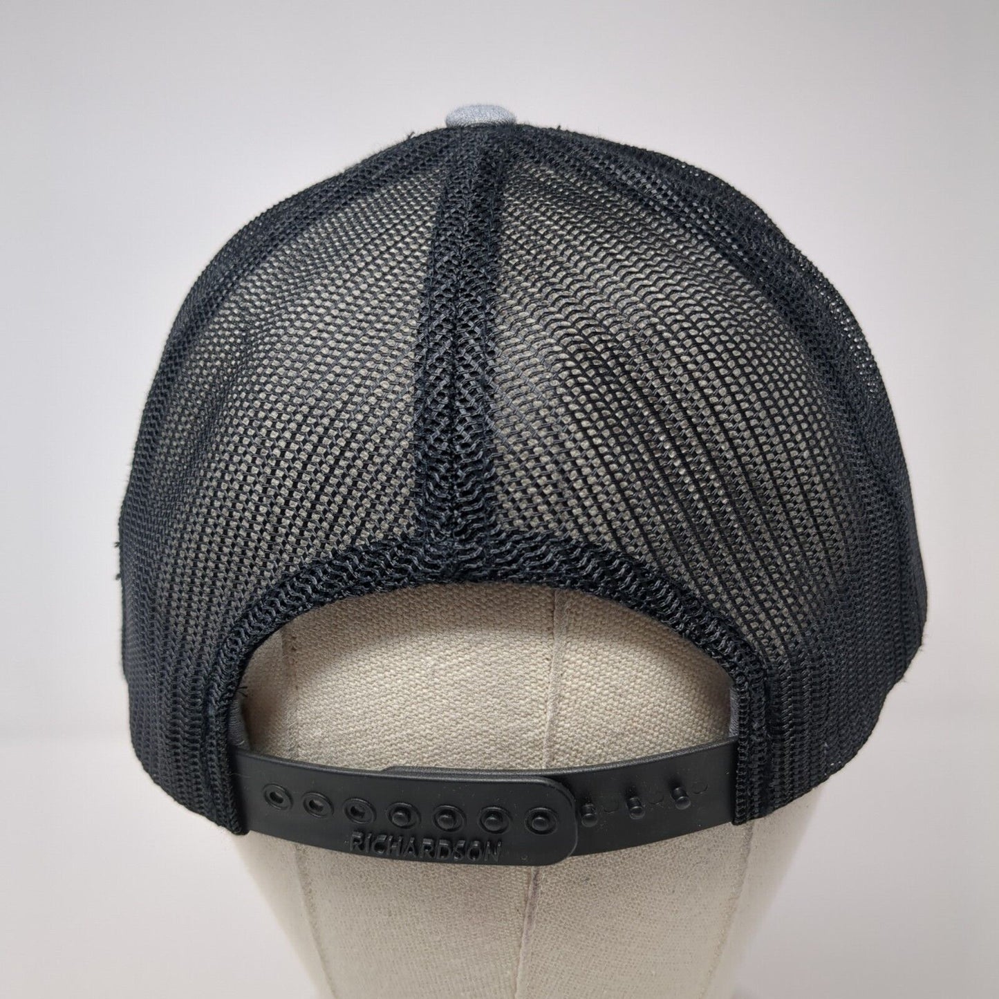 Elite Silo Snapback Trucker Hat Gray One Size Mesh Back Adjustable