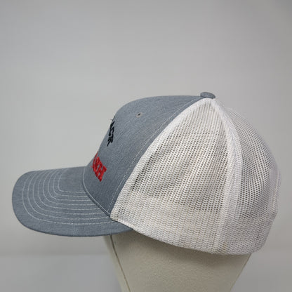 Wash Rack Car Wash Snapback Trucker Hat Gray One Size Mesh Back Outdoor