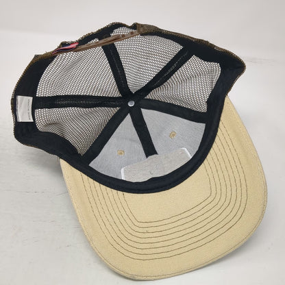 Trucker Hat Brown OSFM CAL Ranch Federal Ammunition Snapback Mesh Patch US Flag