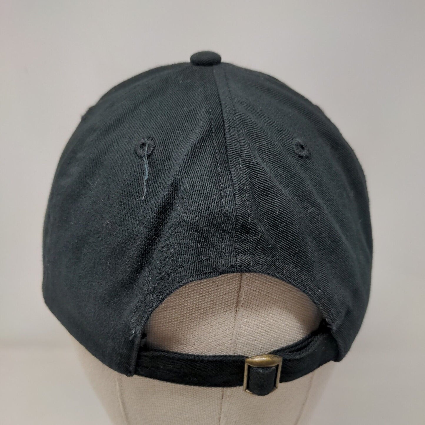 Victoria Sport Slideback Hat Black One Size Adjustable Embroidered 6 Panel