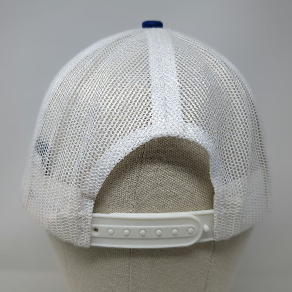 Port Authority Trucker Hat Blue White One Size ZOA Energy Drink Tiki Snapback