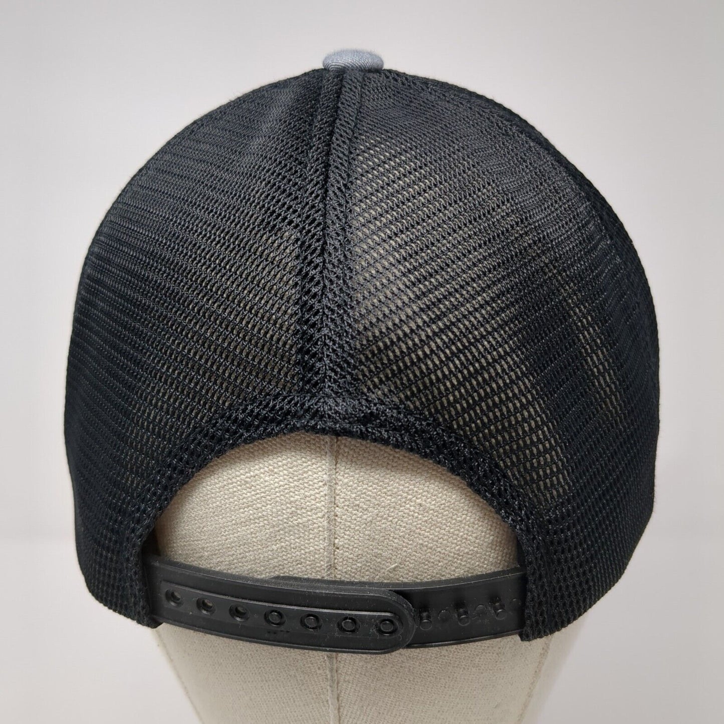 Jae Foundation Snapback Trucker Hat Gray OS Adjustable 110 Flexfit Mesh Back