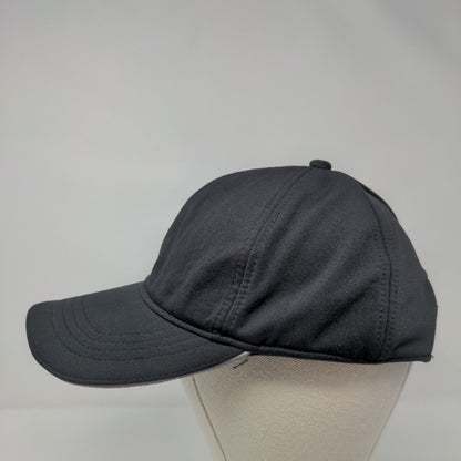 Unbranded Slideback Hat Black OSFA Adjustable Lightweight 6 Panel Blank