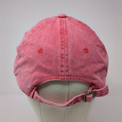 Pineapple Slideback Hat Red One Size Embroidered Adjustable 6 Panel