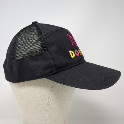 Baseball Cap Black One Size my DONUTS Mesh Strapback Novelty Embroidery Hat