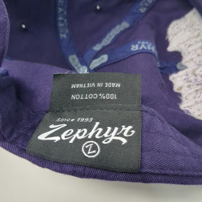 Washington Huskies NCAA Zephyr Purple One Size Cap Strapback Cotton Embroidered
