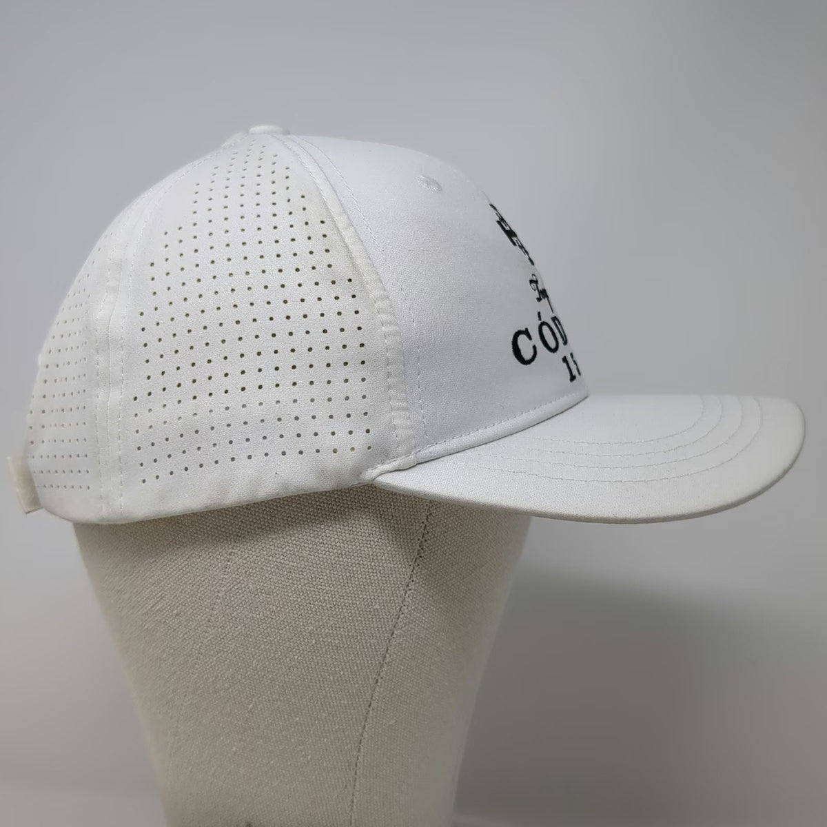 Codigo 1530 Tequila Baseball Cap White One Size Taslan Perforated Strapback Hat