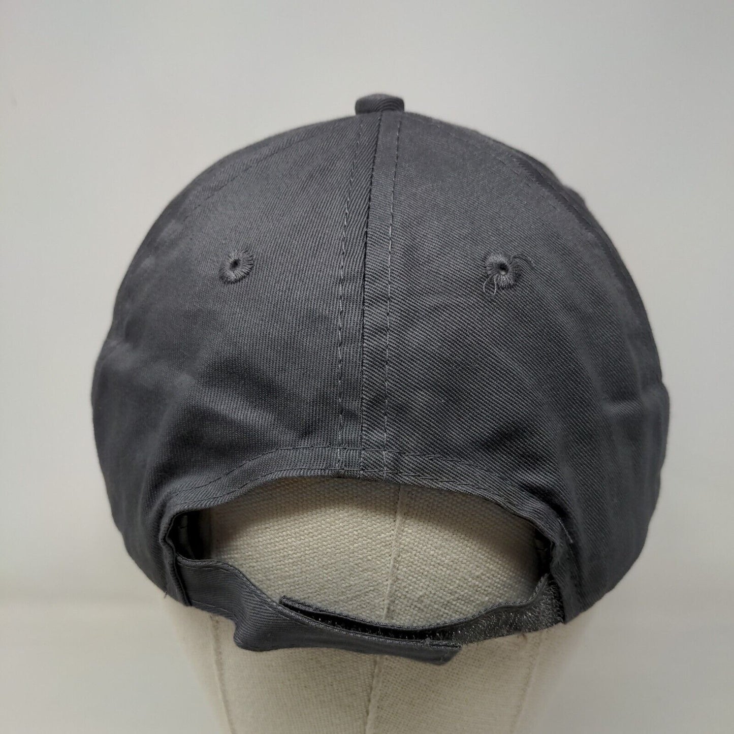 Florida Health Strapback Hat Gray One Size Adjustable Embroidered Port & Company