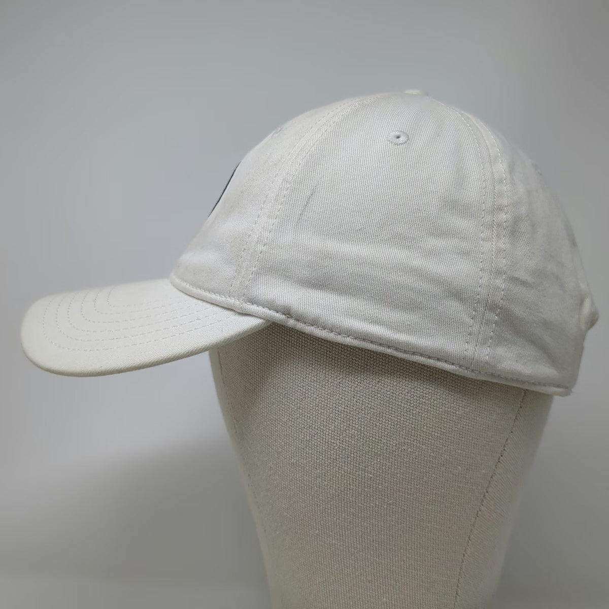 Converse Baseball Cap White One Size Chuck Taylor All Star Patch Slideback Hat