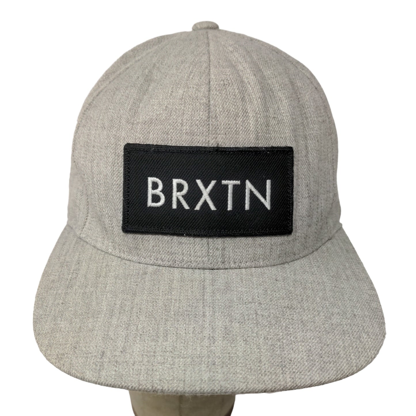 Brixton Men's Snapback Hat Gray Embroidered Logo Adjustable BRXTN