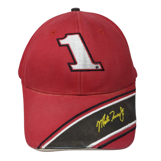 #1 Martin Truex Jr. Strapback Hat Red One Size Bass Pro Shops 6 Panel