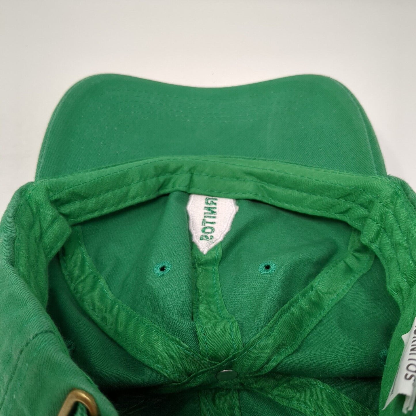 Hornitos Slideback Baseball Cap Green One Size Adjustable Embroidered Cotton