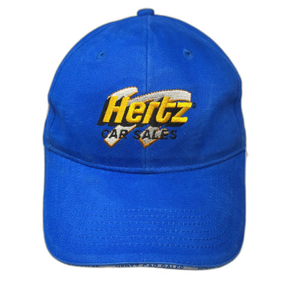 AMP Hertz Car Sales Logo Blue One Size Baseball Cap Strapback American Flag Hat