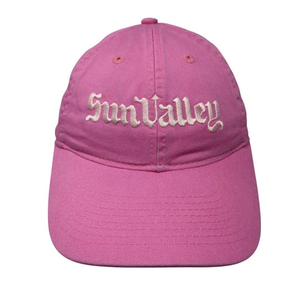 Sun Valley Slideback Hat Pink One Size Adjustable Embroidered Legacy