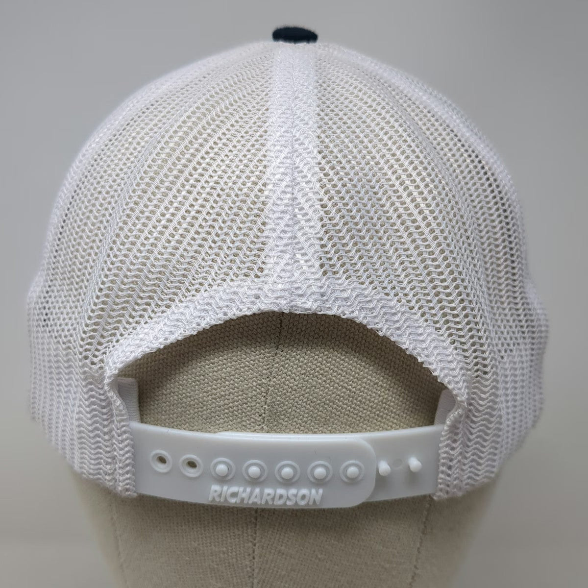 Richardson Trucker Hat Blue One Size The Powerhouse Mountains Mesh Snapback Cap