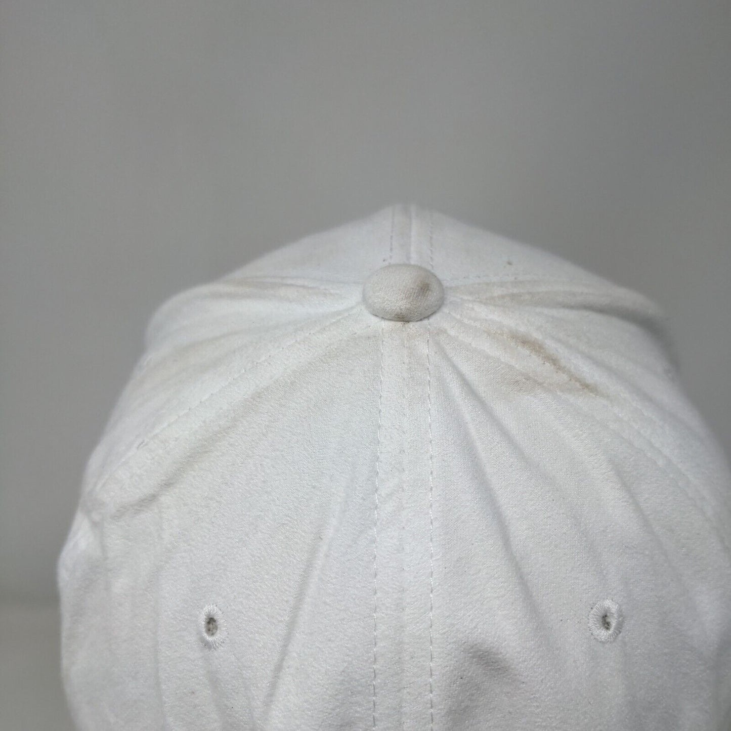 Bride Slideback Hat White One Size Adjustable Embroidered Miss To Mrs Faux Suede