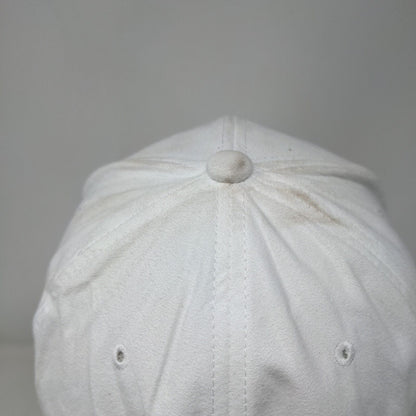 Bride Slideback Hat White One Size Adjustable Embroidered Miss To Mrs Faux Suede
